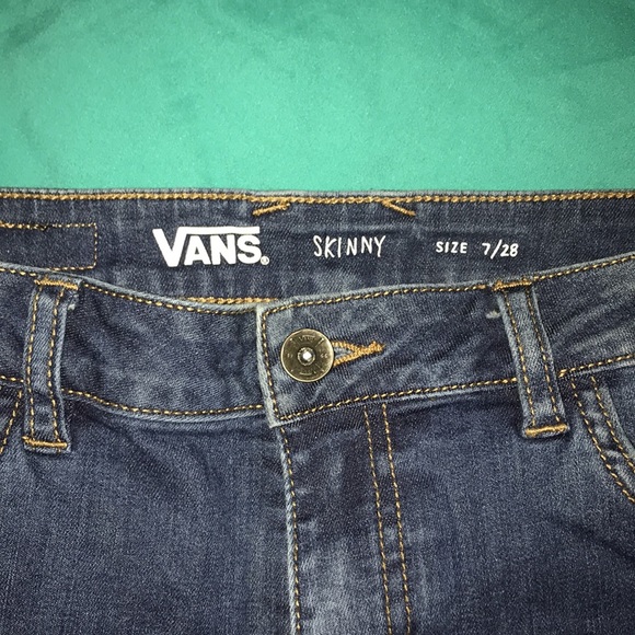 Womens Vans cropped denim - Picture 3 of 3